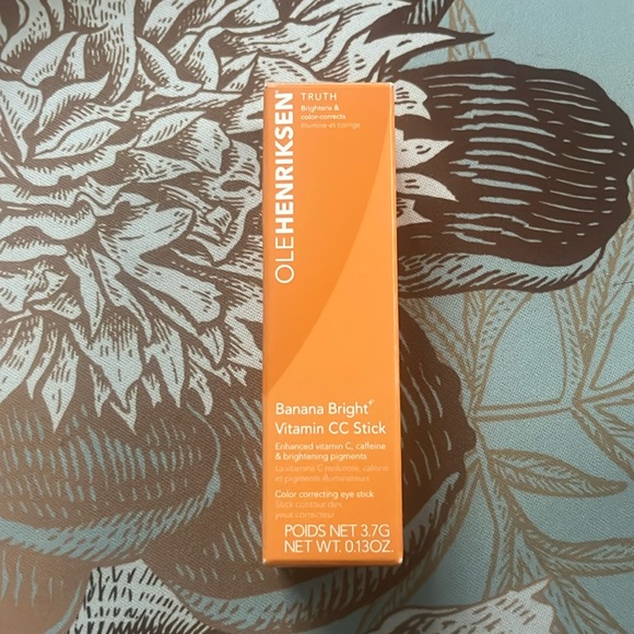 Ole Henriksen Banana Bright Vitamin CC Eye Stick Apricot Full Sz New Swiped Once - Picture 2 of 3